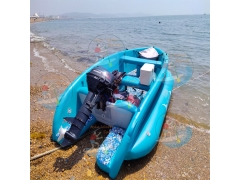 Inflatable Island Packages, 6 Seats Inflatable Catamaran Boat & Inflatable Water Playground