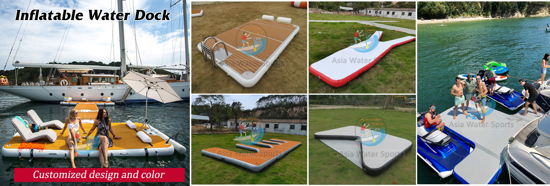 Inflatable floating platform, water platform and Game Pads